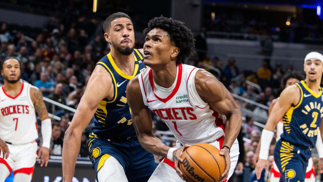 Amen Thompson Tyrese Haliburton Pacers
